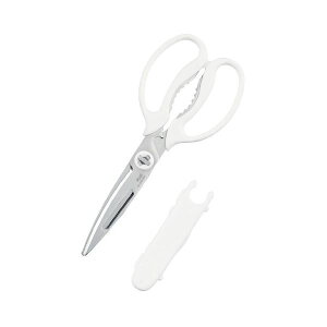 プラス フィットカットカーブ多機能料理はさみWH ( 掃除用品 文房具・事務用品 生活雑貨 オフィス用品 日用品雑貨 日用消耗品 文房具 お掃除 )