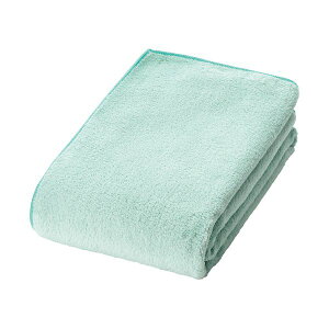 【まとめ買い セット販売】 林 マイクロファイバー バスタオル シェリーカラー グリーン BO490704 1枚 【×10セット】