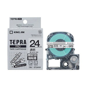 KING JIM iyLOW pi KING JIM  ItBXpi z j evPROe[vS 24mm  KJ-ST24KW piG݁E[E| [Epi  ItBXpi [ pi