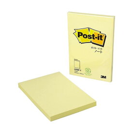 【10個セット】3M スリーエム Post-it ポストイット 再生紙ノート 150×100 イエロー 3M-659RP-YX10 【 セット販売 まとめ買い 割引 オフィス 文房具 文具 業務用 オフィス用品 】 文具 オフィス用品 付箋紙 ポストイット