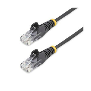StarTech.com �J�e�S��6 LAN�P�[�u�� �ɍ׃^�C�v �c���܂�h�~3M �X���[�G�� �u���b�N N6PAT300CMBKS1�{�p�\�R�� �P�[�u�� �P�[�u���J�o�[ LAN�P�[�u��