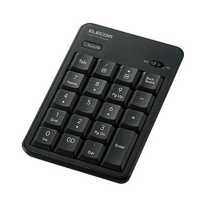 ELECOM �G���R�� Bluetooth�É��e���L�[�p�b�h TK-TBM023SKBK�p�\�R�� �L�[�{�[�h �e���L�[