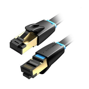 VENTION Cat.8 薄型LANケーブル 3m ブラック IK-9082 Cat.8 薄型LANケーブル 3m ブラックデジタル家電 家電 パソコン・周辺機器 ケーブル・ケーブルカバー LANケーブル