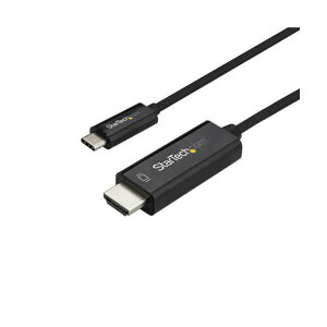 StarTech.com USB TypeC-HDMI�ϊ��P�[�u��3M �X���[�G�� 4K / 60Hz �u���b�N CDP2HD3MBNL1�{ �p�\�R�� �P�[�u�� �P�[�u���J�o�[