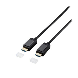 ELECOM エレコム PC機器 長尺HDMIケーブル / アクティブオプティカル / 4K対応 / 無給電タイプ / 20m DH-HDLOA20BK