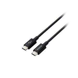 ELECOM �G���R�� USB2.0�P�[�u��(�F�ؕi�AC-C�A���炩�ϋv�AUSB PD�Ή�) MPA-CCYS20NBK �u���b�N �p�\�R�� �P�[�u�� �P�[�u���J�o�[