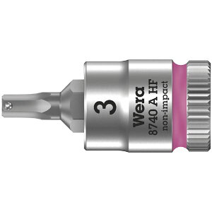 WERA ���F�� �����p1/4DR Hex-Plus �ێ��@�\�t�� �r�b�g�\�P�b�g ��[�T�C�Y3mm �S��28mm 003332 �H�� �c�[�� DIY ��ƍH��