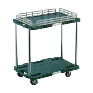 TRUSCO���[�g�o�� 2�i�� ��1�i�t 400×600 4�֎���S�t �� MPB-602JSK-GN 1�� �g���� �L�����[�J�[�g ��� �^���� ���� �J�[�g �^�� ��z �z�B �f���o���[