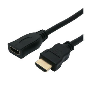 ナカバヤシ ミヨシHDMI延長ケーブル 2m ブラック HET-20 / BK 1本 AV デジタル デジタル家電 PC PC周辺機器 PCアクセサリー PCサプライ・消耗品 家電 パソコン・周辺機器 ケーブル・ケーブルカバー