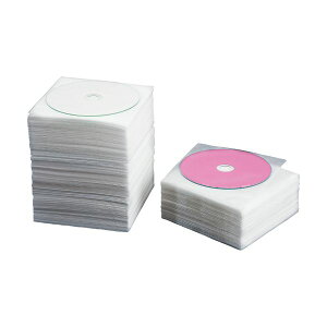 TANOSEE 【お徳用セット】 TANOSEE CD・DVD不織布ケース 片面1枚収納 1セット (500枚:100枚×5パック) 【×3セット】 【お徳用 まとめ買い お買い得 業務用 割引 セット販売】