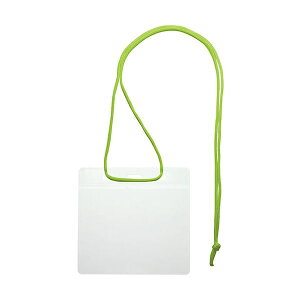 ソニック SONiC イベント吊下げ名札 イベントサイズ 緑 50枚入 VN-343-G 日用品雑貨・文房具・手芸 文房具・事務用品 文具 オフィス用品 文房具 事務用品 名札・カードケース