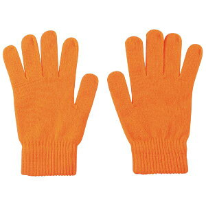 カラーのびのび手袋 大 蛍光オレンジ 【×10セット】 【お徳用 まとめ買い お買い得 業務用 割引 セット販売】 ( 掃除用品 文房具・事務用品 生活雑貨 オフィス用品 日用品雑貨 日用消耗品