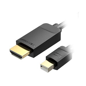 VENTION Mini DP to HDMI�P�[�u��3M �X���[�G�� �u���b�N HA-9453 �p�\�R�� �P�[�u�� �P�[�u���J�o�[