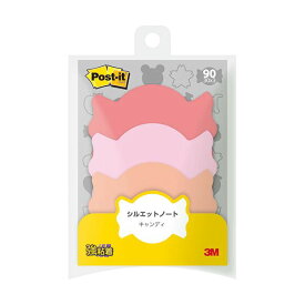 【10個セット】3M スリーエム Post-it ポストイット シルエットノート 強粘着 キャンディ 3M-SSS-AMX10 【 セット販売 まとめ買い 割引 オフィス 文房具 文具 業務用 オフィス用品 】 文具 オフィス用品 付箋紙 ポストイット
