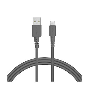 オウルテック MOTTERU A to Lightning シリコンケーブル スモーキーブラック 2m MOT-SCBALG200-BK1本 【×3セット】 【お徳用 まとめ買い お買い得 業務用 割引 セット販売】