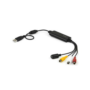 StarTech.com USBڑrfILv`[P[u / S[qR|Wbg-USB 2.0rfILv`[jbg SVID2USB232 1{