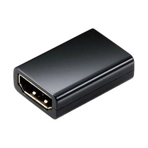 ELECOM �G���R�� HDMI�����A�_�v�^�[�i�^�C�vA-�^�C�vA�j�X���� �u���b�N RoHS�w�ߏ����i10�����j AD-HDAASS01BK1��