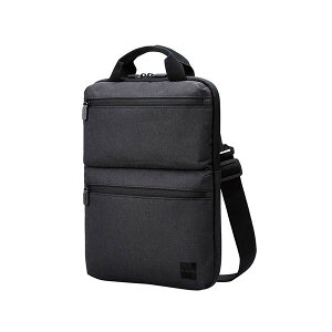 ELECOM エレコム PC機器 パソコンケース / リサイクル素材 / 縦型 / 取っ手付き / ショルダーベルト付き / 手提げ / 撥水 / 14.0インチ / ブラック BM-IBHCV14NBK