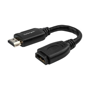 StarTech.com HDMIP[u 4K / 60Hz 15cm ubN HD2MF6INL 1{ AV fW^ fW^Ɠd PC PCӋ@ PCANZT[ PCTvCEՕi Ɠd p\REӋ@ P[uEP[uJo[ P