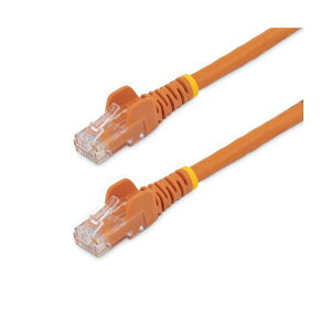 StarTech.com JeS6 LANP[u RJ45[hRlN^ 0.5m IW N6PATC50CMOR1{ y×2Zbgz yp ܂Ƃߔ  Ɩp  Zbg̔z