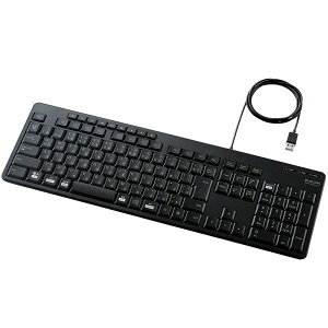 ELECOM GR PC@ tL[{[h / L / É݌v / R / ubN TK-FCM114SKBK