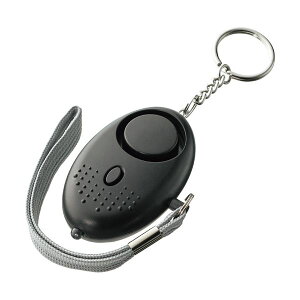 明晃化成工業大きな音の防犯ブザー (LEDライト付) ブラック KBB96-BK 1個 【×2セット】 【お徳用 まとめ買い お買い得 業務用 割引 セット販売】 日用品雑貨・文房具・手芸 非常用・防災グッ