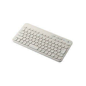 ELECOM エレコム PC機器 Bluetoothミニキーボード アイボリー TK-CM10BMKIV
