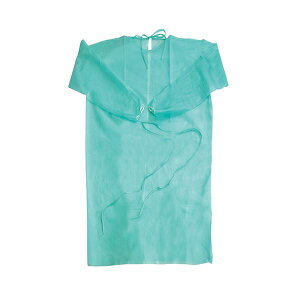 オオサキメディカルオオサキ アイソレーションガウン ゴム袖 グリーン 51059 1パック (10枚) 【×3セット】 【お徳用 まとめ買い お買い得 業務用 割引 セット販売】