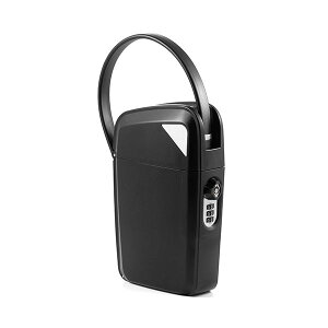 サンワダイレクト セキュリティボックス (3桁ダイヤル錠・キー付属・ワイヤー調整) 200-SL070 1個