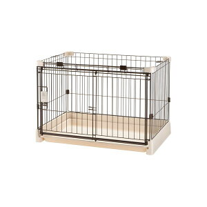 リッチェル もっとお掃除簡単ペットサークル 90-60 (幅90cm)アイボリー 【 ペット用品 犬 犬用品 犬小屋 ケージ ゲート PET 犬 グッズ DOG 】