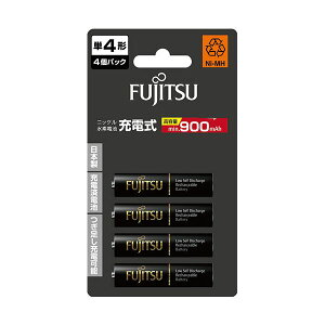 FDK 富士通ニッケル水素電池 高容量タイプ 単4形 HR-4UTHC (4B) 1パック (4本) 家電 電池・充電池
