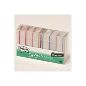 【20セット オフィス 業務用 】 スリーエム3M スリーエム ポストイット 6821-12-RB ジョーブ インデックス 50枚×10パッド 【 セット販売 まとめ買い 割引 オフィス 文房具 文具 業務用 オフィス用品 】 文具 オフィス用品 付箋紙 ポストイット