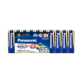 PANASONIC パナソニック アルカリ乾電池 EVOLTA 単3形 LR6EJ / 20SW 1パック（20本） 【×2セット】 【 セット販売 まとめ買い 割引 】 家電 電池 充電池