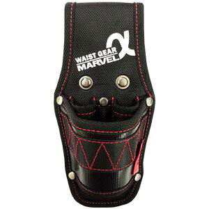 電工ポケット WAIST GEAR 【ドライバー2本 / ペンチ差し】×5セット レッド (赤) マーベル MDP-63AR 【お徳用 まとめ買い お買い得 業務用 割引 セット販売】