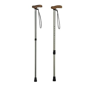 日進医療器 ステッキ (伸縮) プッシュボタン式T字杖 軽量TY125L TY125L 日進医療器 ステッキ(伸縮)ダイエット・健康 健康器具 介護用品 介護用品