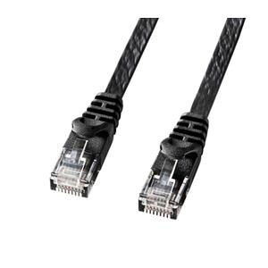 �T�����T�v���C �J�e�S��6�t���b�g LAN�P�[�u�� LA-FL6-05BK�y×5�Z�b�g�z �y �Z�b�g�̔� �܂Ƃߔ��� ���� �z �p�\�R�� �P�[�u�� �P�[�u���J�o�[ LAN�P�[�u��