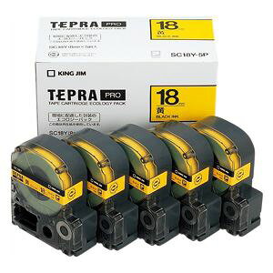 yLOW pi KING JIM  ItBXpi z PROe[vGRpbN 18mm  5 SC18Y-5P piG݁E[E| [Epi  ItBXpi [ pi xV