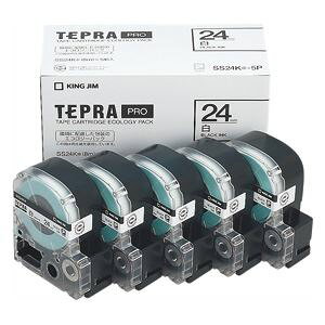 KING JIM �L���O�W�� �e�v�� PRO�e�[�v�G�R�p�b�N �����x�� 5�� SS24K-5P ���� �I�t�B�X�p�i �Ɩ��p ���� �I�t�B�X �����p�i ���� ���x���V�[�� �v�����^