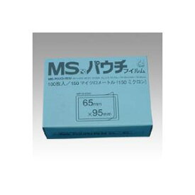 【セット販売】 明光商会 MSパウチフィルム MP15-6595 100枚入 【×2セット】