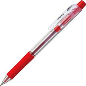 【セット販売 お買い得 値引 まとめ売り】 TANOSEE ノック式油性ボールペン ロング芯タイプ 0.5mm 赤 1本 【×60セット】 文具 オフィス用品 ペン 万年筆