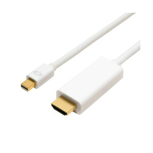 MCO FullHD�Ή� miniDisplayPort-HDMI�P�[�u�� �z���C�g 2m DPC-2KHD20 / WH �y×2�Z�b�g�z �y �Z�b�g�̔� �܂Ƃߔ��� ���� �z �p�\�R�� �P�[�u�� �P�[�u���J�o�[