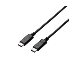 ELECOM �G���R�� USB2.0�P�[�u�� �iType-C-TypeC�j U2C-CC5P20NBK �y×2�Z�b�g�z �y�����p �܂Ƃߔ��� �������� �Ɩ��p ���� �Z�b�g�̔��z
