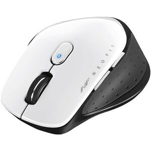 BUFFALO �o�b�t�@���[�i�T�v���C�j ���� BlueLED 5�{�^�� NEOFIT�}�E�X M�T�C�Y �z���C�g BSMBW510MWH