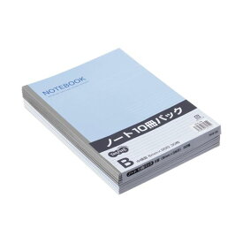 TANOSEE ノートブック セミB5 B罫6mm 30枚 ブルー 1セット （180冊：10冊×18パック） 日用品雑貨・文房具・手芸 文房具・事務用品 文具 オフィス用品 文房具 事務用品 ノート・紙製品 ノート・レポート紙