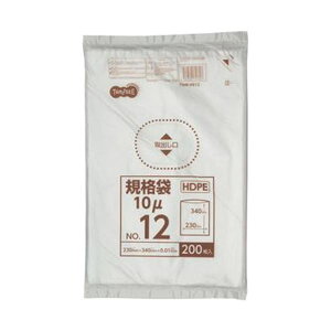 TANOSEE ypZbgz TANOSEE HDPEKi RȂ12 R230×^e340×0.01mm 1pbN i200jy×50Zbgz yp ܂Ƃߔ  Ɩp  Zbg̔z [Epi 