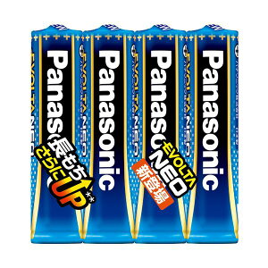 Panasonic 電池 充電池 バッテリー パナソニック アルカリ乾電池EVOLTAネオ 単4形 LR03NJ / 4SE 1パック (4本) 【×5セット】 【お徳用 まとめ買い お買い得 業務用 割引 セット販売】 家電 電池・充