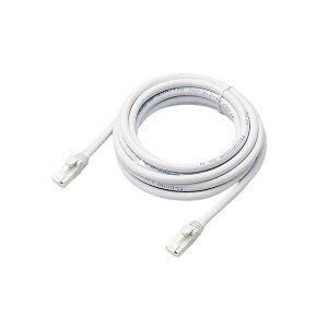 ELECOM GR LANP[u / CAT6AΉ / EU RoHSwߏ / ܐ܂h~ / ȈՃpbP[Wdl / 3m /  / zCg LD-GPAT / WH3 / RS y×2Zbgz yp ܂Ƃߔ  Ɩp  Zb