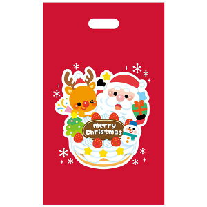 クリスマスプレゼント袋 (マチ無) 100枚 【×2セット】 【お徳用 まとめ買い お買い得 業務用 割引 セット販売】 日用品雑貨・文房具・手芸 文房具・事務用品 文具 オフィス用品 文房具 事