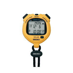 セイコーウオッチストップウオッチソーラー スタンダード イエロー SVAJ003 1個 家電 生活 家電 置き時計・掛け時計