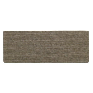 アール 拭ける テキスタイル風キッチンマット 約45×120cm ブラウン TK-001 【 キッチン 台所 店舗 カーペット マット 】 キッチン用品・食器・調理器具 日用雑貨・キッチン用品 キッチン 食器